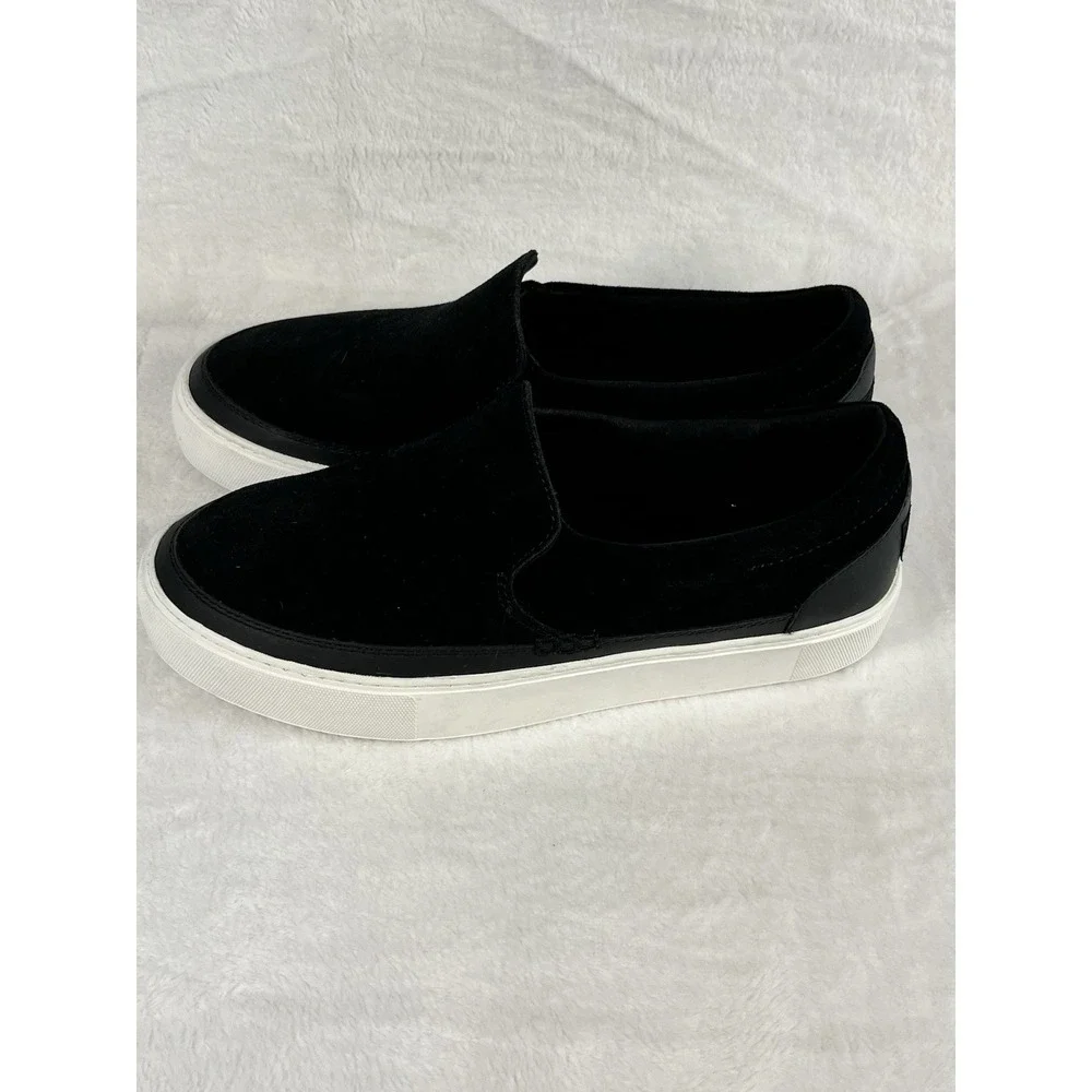 UGG Women's Zilo Slip On Black Suede Sneakers Shoes Size 10 1170553 NEW‎ Retro